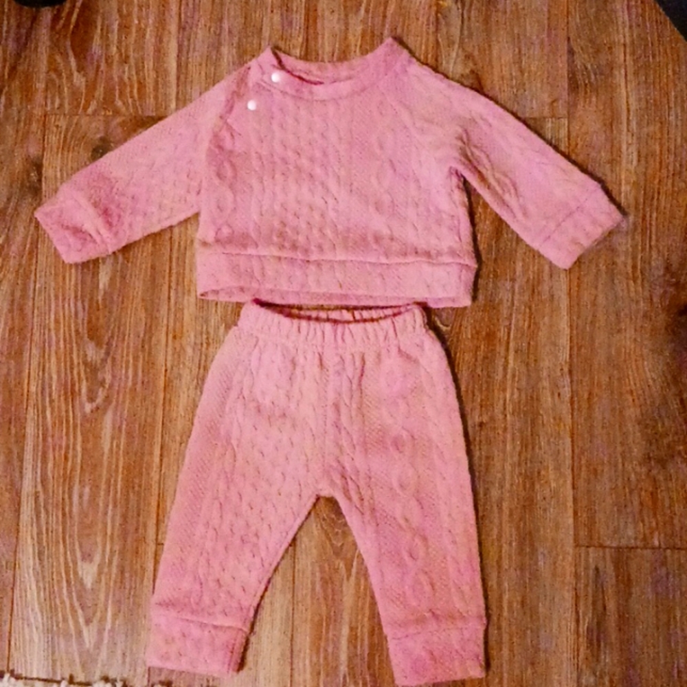 Pink Sweater Set